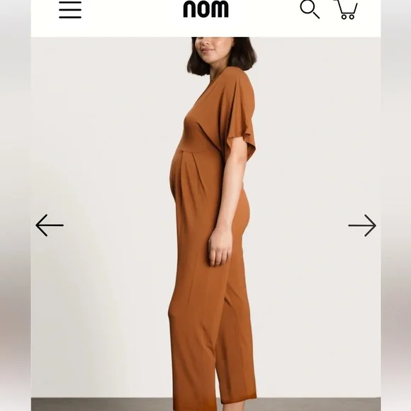 nom Filipa Nursing Jumpsuit XL new - Picture 3 of 7